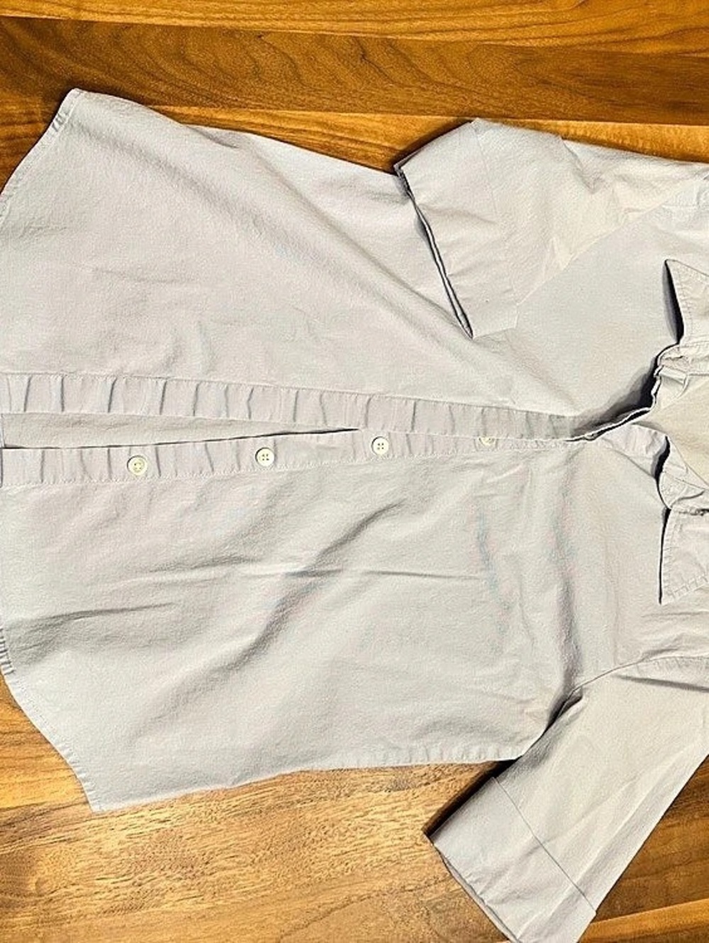 GAP Women's Cotton Button Down Shirt Lilac Size Medium